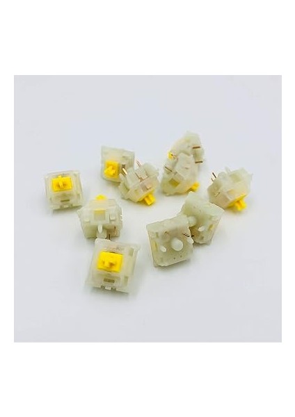 Sütlü Sarı Pro Anahtarları Önceden Yağlanmış 5 Pinli Lineer Klavye Anahtarları Mx Mekanik Klavye Için (70 Parça, Sarı) indirimleri