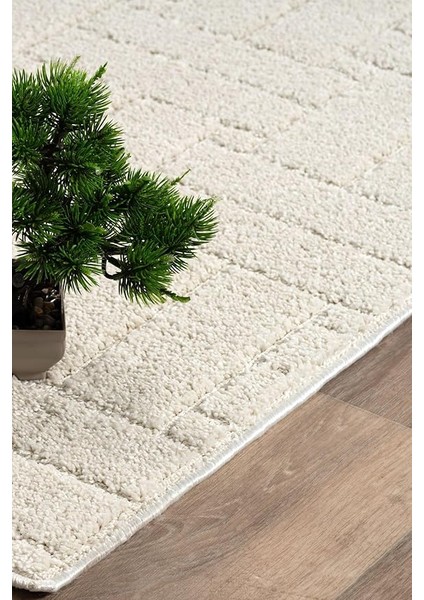 Carpet Kaymaz Taban Moopy Lux Banyo Paspası Klozet Takımı 50X90 ve 40X50 (2 Parça), Ekru modelleri