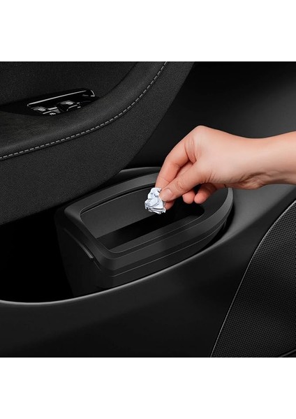 Tesla Model Y (2024-2023) Çöp Kutusu ve 50 Adet Çöp Torbası Siyah TO281 - ACP09183