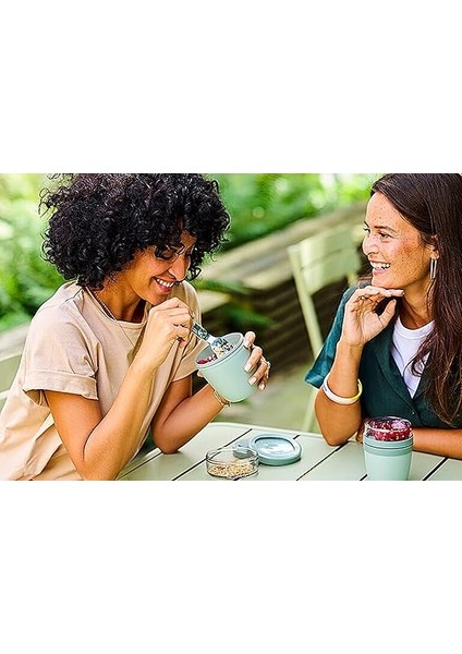 - Ellipse Yemek Kabı, Pratik Müsli Bardağı, Yoğurt Bardağı, To Go Bardağı, Derin Dondurucu, Mikrodalga Fırın ve Bulaşık Makinesi Için Uygundur - 500 ml - Nordic Sage fiyatları