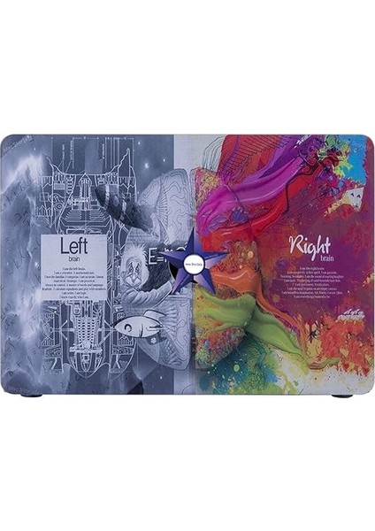 Macbook Pro Kılıf 13 Inç M1-M2 A1706-08 A1989 A2159 A2251 A2289 A2338 ile Uyumlu Brain Gri indirimleri