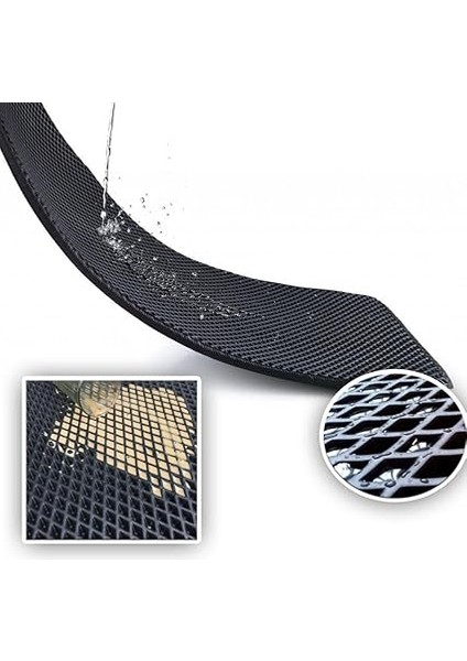 Volkswagen Golf 7 3D Havuzlu Paspas Siyah 2012-2020 fırsatları