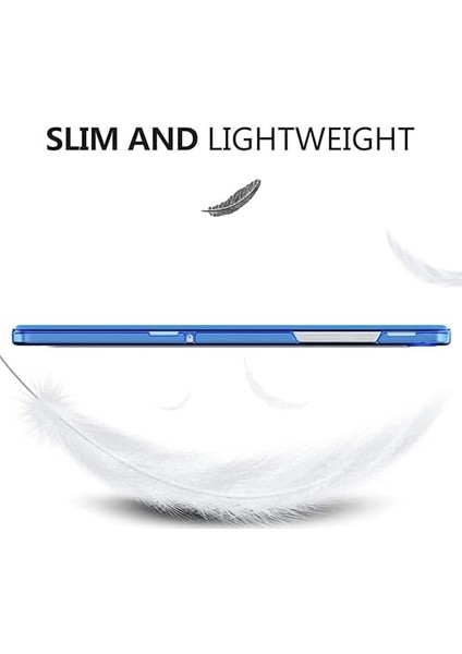 Galaxy Tab A9 Plus 11 Inç Kılıf Akıllı Smart Uyku Modlu Standlı Şeffaf Smart Kapaklı Tablet Kılıfı SM-X210 X213 X215 (Lacivert) fırsatları