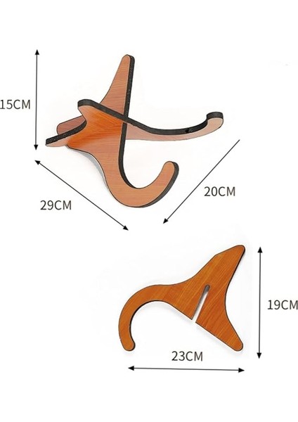 Ukulele Ahşap Zemin Standı - Evrensel x Çerçeve Taşınabilir Sağlam Stand Ukelele, Mandolin, Keman ve Banjo Için Ayrılabilir - Kahverengi fiyatları