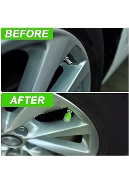 Xm Gece Parlayan Fosforlu Subab Kapağı Seti 4 Adet (Neon Sarı) fiyatları