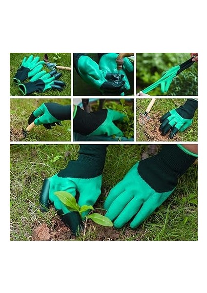Eldiveni, 1 Çift Bahçe Küreği, Pençeli Bahçe Eldiveni, Bitki Otlarını Kazmak Için Pençeli Bahçe Eldiveni, Mükemmel Bitki Hediyeleri indirimleri