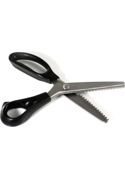 Terzi Makası Zig - Zag 23.5 cm 15 Diş 3 mm Diş Derinliği