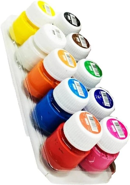 Boya 10 Renk x 20 ml Su Bazlı Tüp 1 Paket Südor Guaj Boya Seti Şişe Içerisinde 10 Lu fiyatları