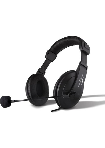 SN-4388 Deri Profesyonel Mikrofonlu Kulaklık