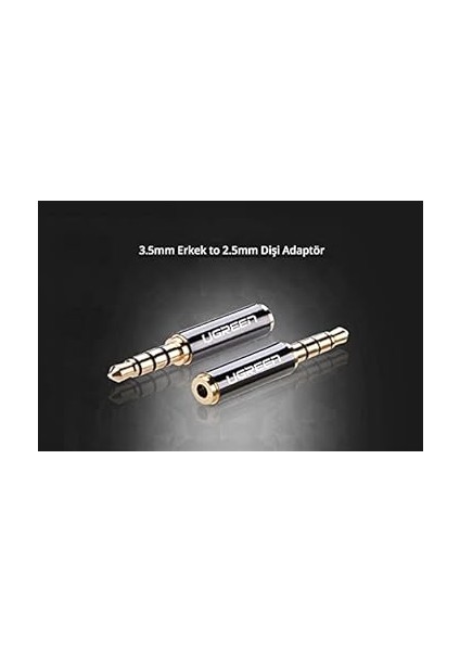 3.5mm'den 2.5mm'ye Jack Dönüştürücü Siyah fiyatları