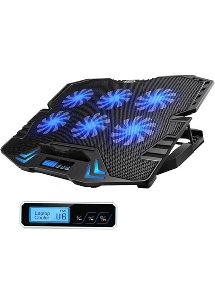 Gs6 FNC-5235ST 6xfan 2xusb 15.6” Gaming Notebook Soğutucu
