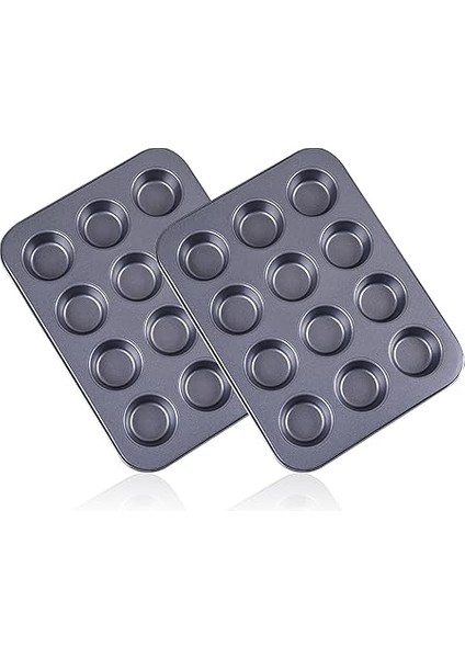 Home 12’li Muffin ve Cupcake Fırın Tepsisi – Yapışmaz Metal Kek Kalıbı, 12 Gözlü Muffin Kabı, Cup Cake Pişirme Tepsisi, Fırın Uyumlu Kek Kalıbı fırsatları