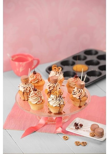 Home 12’li Muffin ve Cupcake Fırın Tepsisi – Yapışmaz Metal Kek Kalıbı, 12 Gözlü Muffin Kabı, Cup Cake Pişirme Tepsisi, Fırın Uyumlu Kek Kalıbı indirimleri