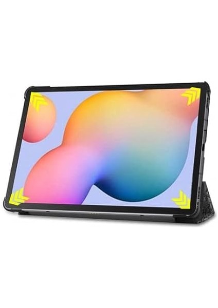 Samsung Galaxy Tab S8 X700 ile Uyumlu Tablet Kılıfı Smart Cover Uyku Modlu Standlı Arkası Sert Şeffaf Kapak - Lacivert fiyatları