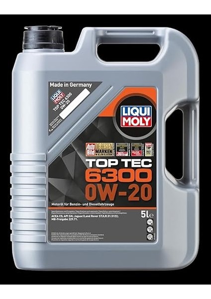 Moly Top Tec 6300 0W-20 1 Litre Otomotiv Bakım Ürünü modelleri
