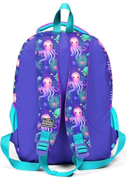 High Kids Lavanta Turkuaz Deniz Temalı 3'lü Okul Çanta Seti SET0114422 - Kız modelleri