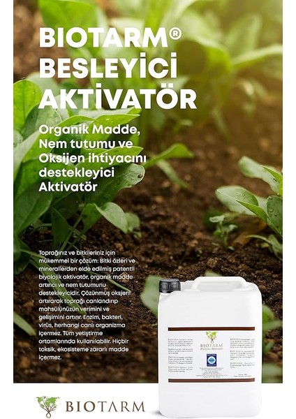 Besleyici Aktivatör - Tarım Biyolojik Aktivatör, Organik Madde Artırıcı, Bitki Besleyici, Biyobesin (1 Lt) fiyatları