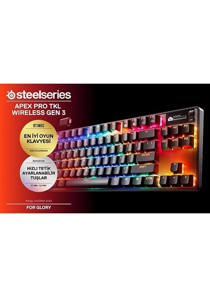 Apex Pro Tkl Wireless Gaming Klavye Gen 3 - Uk fiyatları