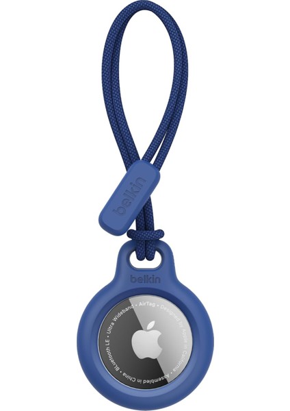 Airtag Için Anahtarlıklı Kılıf - Mavi
