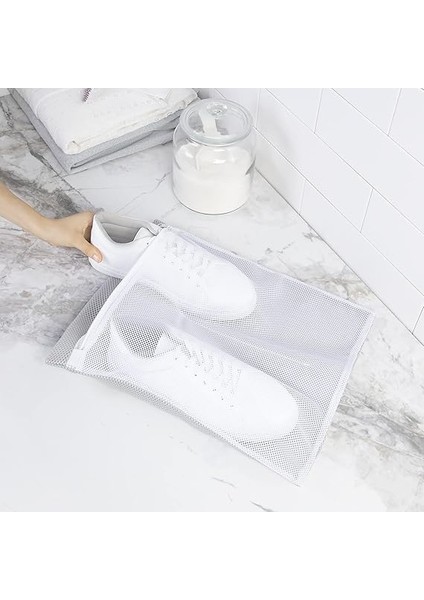 Home Textile Gri Renk Ayakkabı Yıkama Filesi 35 x 40 cm indirimleri