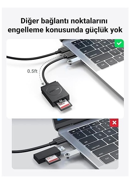 USB 3.0 Sd/tf Kart Okuyucu Sd/micro Sd Kart Okuyucu. indirimleri