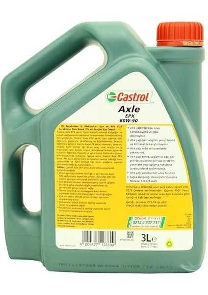 Axle Epx 80W/90 3 Lt Diferansiyel Yağı Apı Gl-5 fırsatları