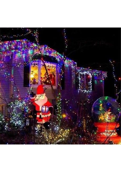 10 Metre Fişli Rgb LED Işık Noel Yılbaşı Ağacı Işığı LED Ampül Çam Ağacı Balkon Merdiven Salon Yada Oda Süslemelerinde Kullanıma Uygun 220V Prizden Enerjisini Alır modelleri