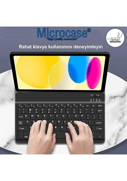 iPad 10.nesil 10.9 Inch 2022 Bluetooth Klavyeli Standlı Kılıf - Bkk1 indirimleri