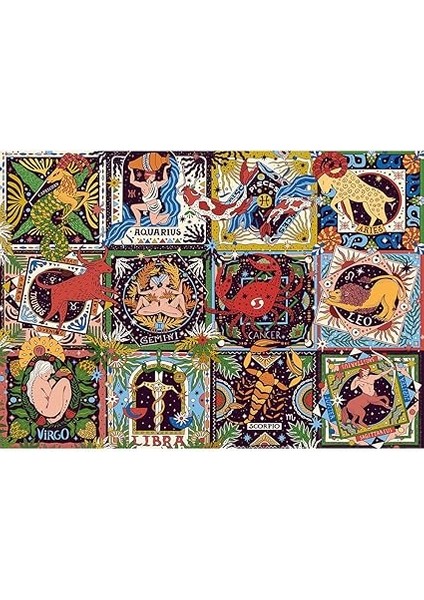 Puzzles - "1000 Uft" - Zodiac Signs_fsc Mix 70% fiyatları