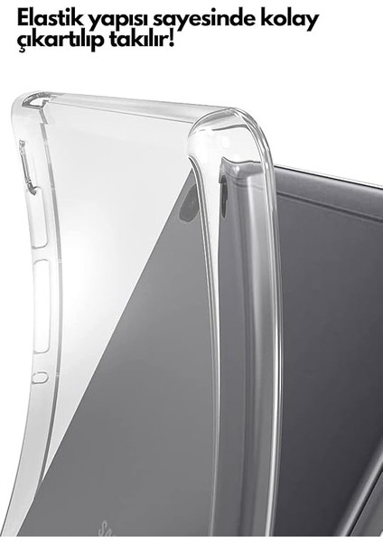 Samsung Galaxy Tab A9 + Plus 11 Inç Uyumlu Şeffaf Silikon Tablet Kılıfı Kapak X210 X215 X217 fiyatları