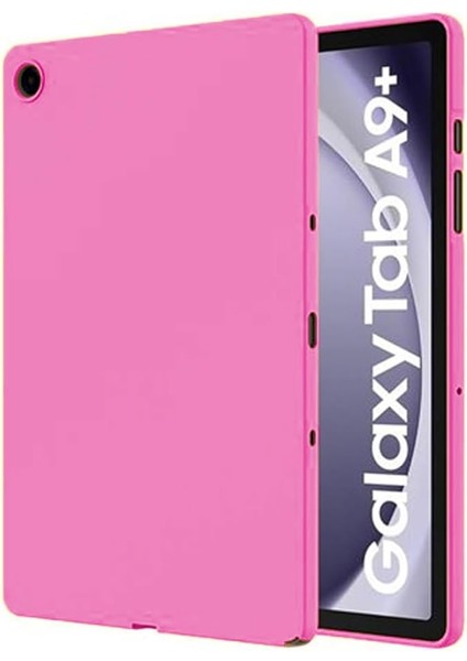 Samsung Galaxy Tab A9 SM-X110 Tablet ile Uyumlu Silikon Kılıf - FC155 (Pembe)