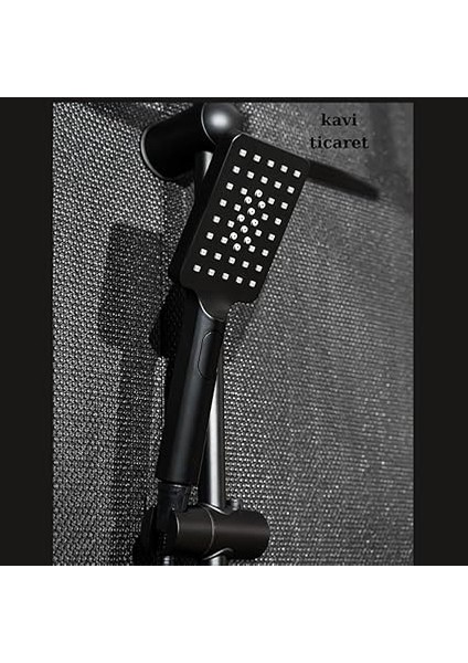 Robot Yağmurlama Duş Seti, Fleko Banyo Bataryası 2li Modern Set (Siyah Nero 2 Li Set) fiyatları