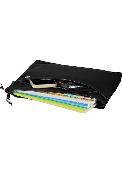 Dual Zip Folder -Iki Bölmeli Dosya Çanta A4 (Siyah) modelleri