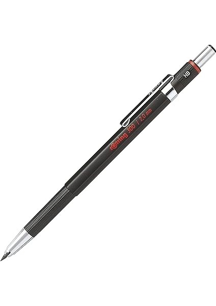 300 Mekanik Kurşun Kalem, 2,0 Mm, Siyah fırsatları