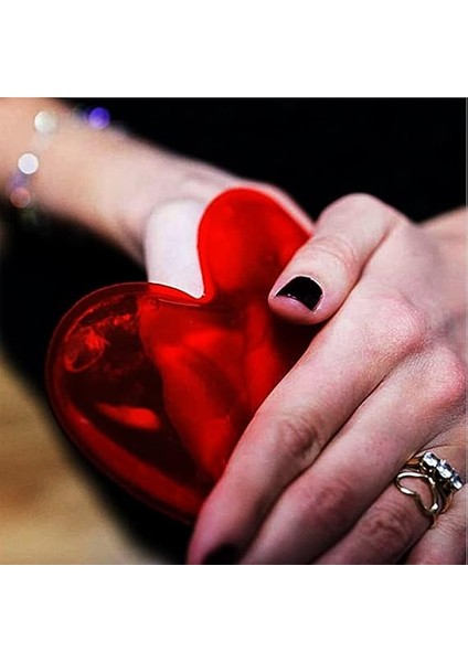 2 Adet Kalp Şeklinde El Isıtıcısı Sihirli Jel Isıtıcı Avcı Balıkçı Dağcı Mini Su Torbası Kalpli Cep Sobası(Kırmızı) fırsatları