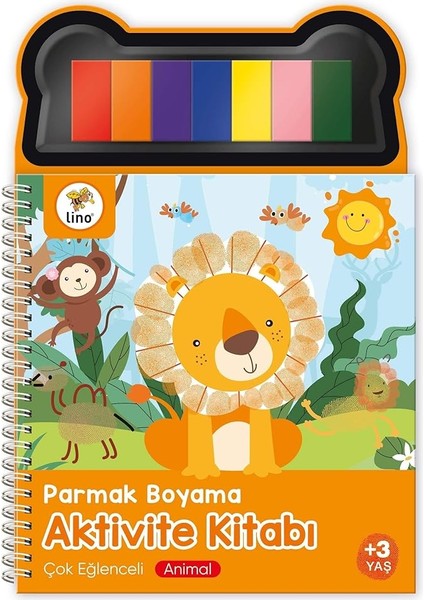 Parmak Boyama Aktivite Kitabı Hayvanlar