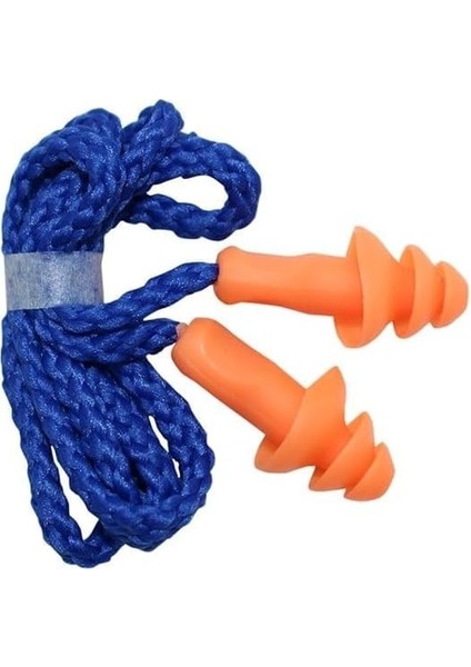 Yüzücü Tıkaç, Pu Kulak Tıpası, Gürültü Engelleyici Uyku ve Yüzme Için Snr 29DB Pu Ipli Kulak Tıkacı (3)