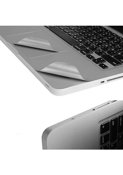 Macbook Pro 16 Inç Kılıf Touchpad Sticker Film Koruyucu (2019 Yılı Cihazı) A2141 ile Uyumlu Gri modelleri