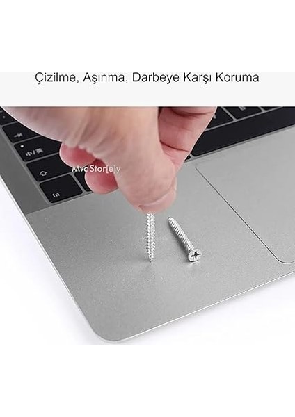 Macbook Pro 16 Inç Kılıf Touchpad Sticker Film Koruyucu (2019 Yılı Cihazı) A2141 ile Uyumlu Gri fırsatları