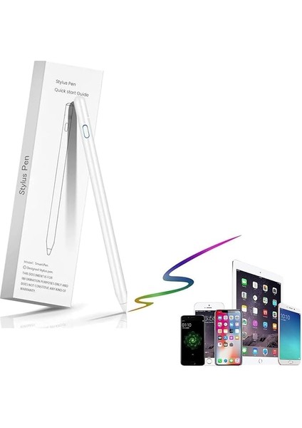 Evrensel Tablet ve Dokunmatik Telefonlarla Uyumlu Hassas Çizim ve Tasarım Kalemi