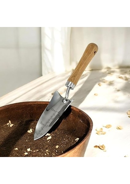 Bahçe Küreği Ölçekli Bahçıvan Saksı Çiçek Bitki Mini El Küreği Fide Toprak Hobi Dar 32 cm fırsatları