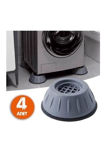 Gürültü ve Titreşim Önleyici Makine Ayakları, 4’lü Kaymaz Stoper Ayak Seti, Çamaşır, Kurutma, Bulaşık Makinesi ve Beyaz Eşyalar Için Ses Azaltıcı, Zemin Koruyucu Ayak Pedleri modelleri