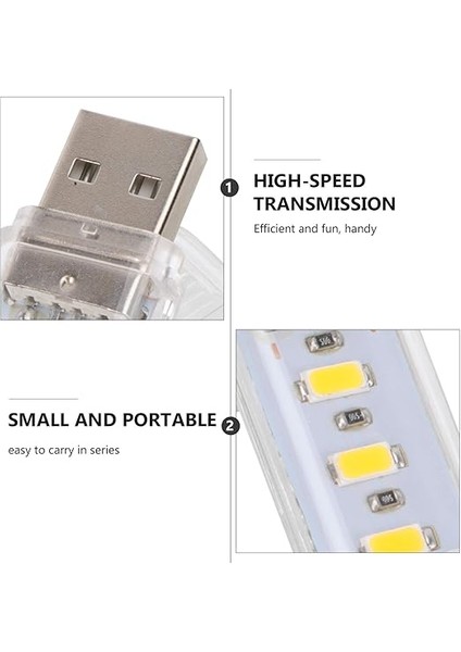 3 Adet Mini USB LED LED LED Okuma Beyaz Işık Taşınabilir USB Dizüstü Bilgisayar Klavyesi Için Taşınabilir Gece Lambası fırsatları