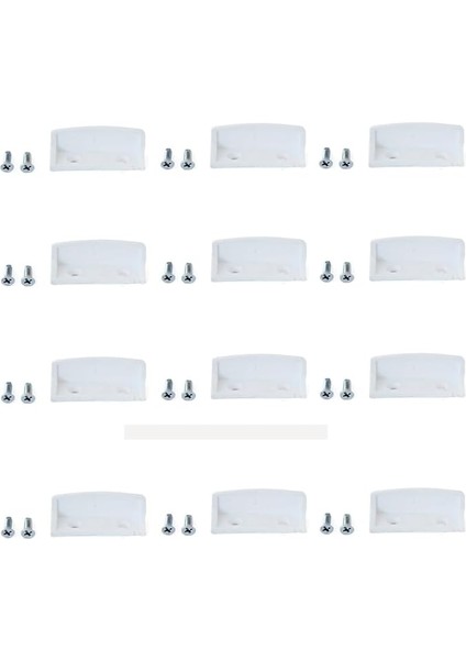 Tutamak, Beyaz 12 Adet (24 Adet Akıllı Montaj Vidası Ile Birlikte)