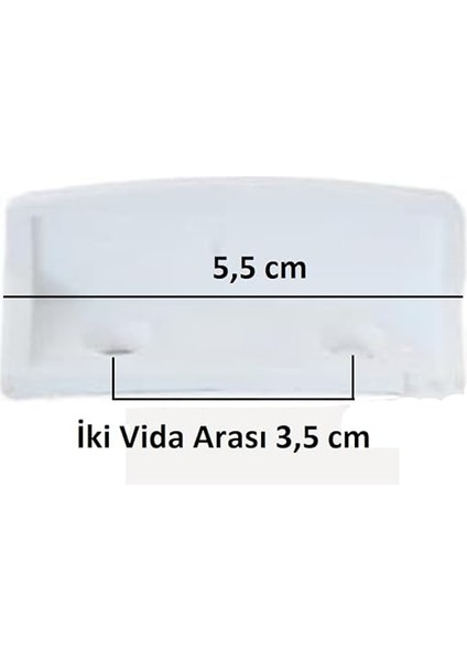 Tutamak, Beyaz 12 Adet (24 Adet Akıllı Montaj Vidası Ile Birlikte) fiyatları