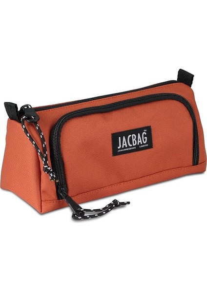 Prıme Xl-Lastik Ayraçlı Iki Bölmeli Kalem Kutusu (Kiremit)