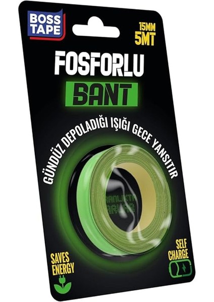 Tape Fosforlu Bant 15MMX5MT fiyatları