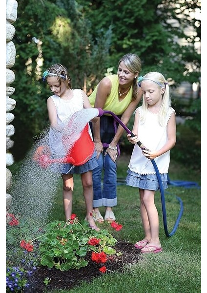 17001 Colorstorm Kauçuk Bahçe Hortumu, 5/8"X50", Kırmızı indirimleri