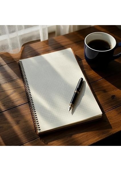 Boyutunda Şeffaf Kapağa Sahip Yırtılmaz Su Geçirmez Spiralli 60 Yapraklı Not Defteri, Ofis Için Ideal, Planlayıcı (Kareli) indirimleri