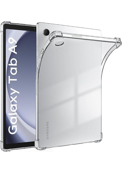 Samsung Tablet Kılıf Şeffaf Silikon Arka Kapak (Galaxy Tab A9 X110)